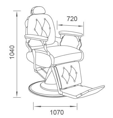Caesar Barber Chair SP9138-S
