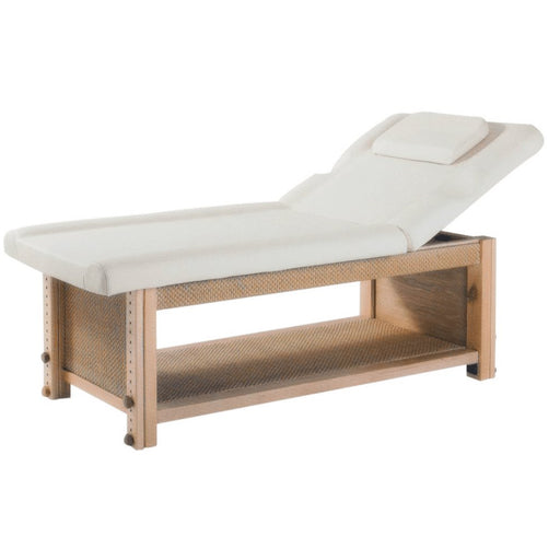 Wood massage bed