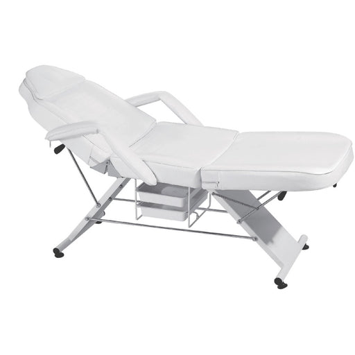 Simple white massage bed