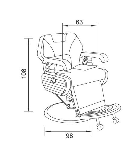 Matt Barber Chair SP9129A-S